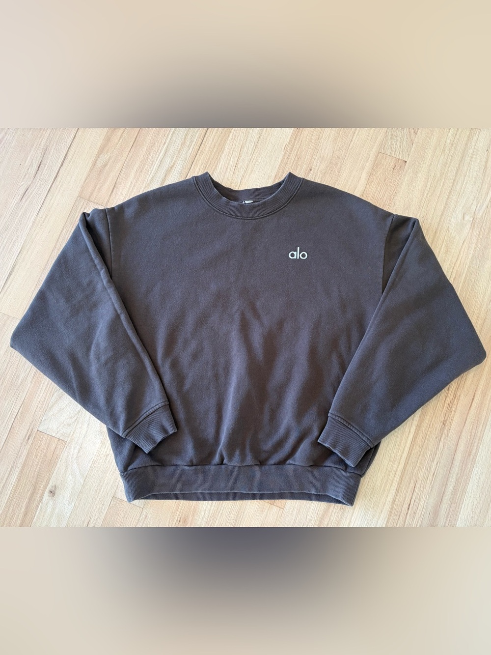Alo Yoga Espresso Crew Neck Pullover